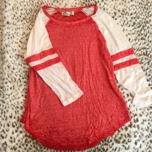 Hollister baseball tee